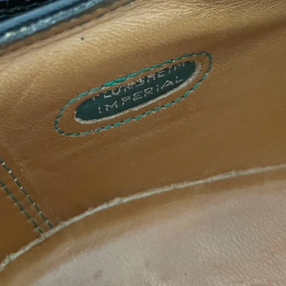 Florsheim Imperial Vintage Kenmoor Wingtip 5 Nail V Cleat Shoe Black 9 D‎ 92604